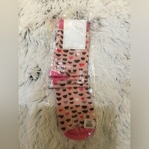 Vera Bradley Foxy Socks Blush half moons New with tags multi colored